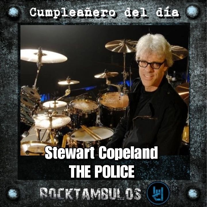 El gran Stewart Copeland está cumpliendo 70 años el día de hoy Happy birthday 