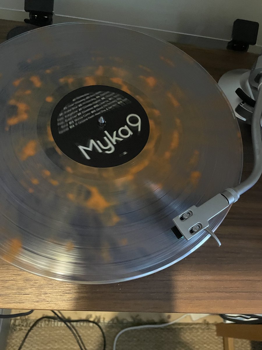 Just received this beautiful record. ⁦<a href="/myka9/">myka 9</a>⁩ is sounding so sweet this morning!