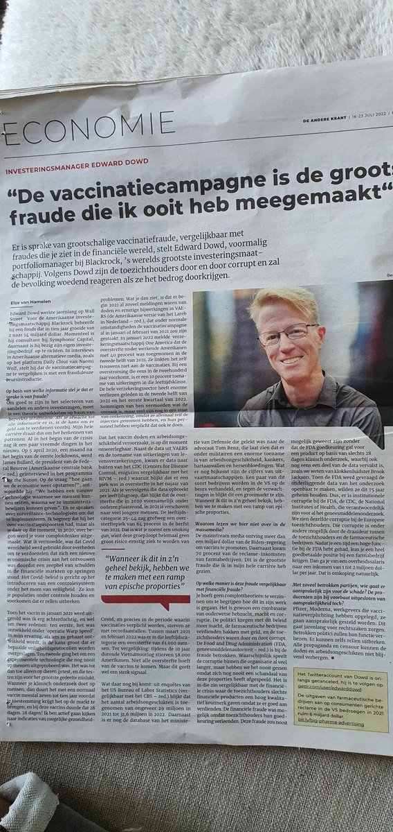 Gert7klaassen's tweet photo. En zo komt er steeds meer naar buiten! Ex-medewerker van Bakckrock (1 van de Wef financierders) doet een boekje open 
@lientje1967 @hansvantelling @DevliegerErik @mariannezw https://t.co/kkKK3OkN0M