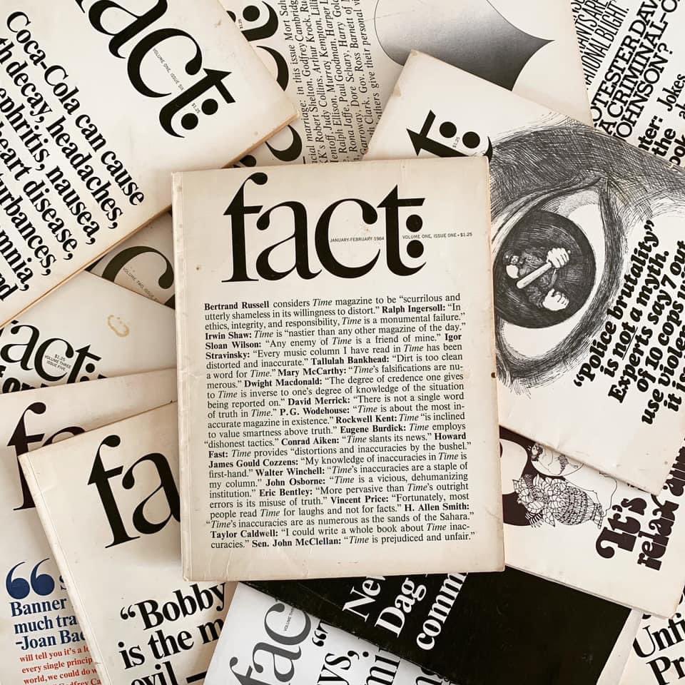 DesignReviewed's tweet photo. Fact Magazine - 60s. Art director: Herb Lubalin https://t.co/7qOvKdZMvw