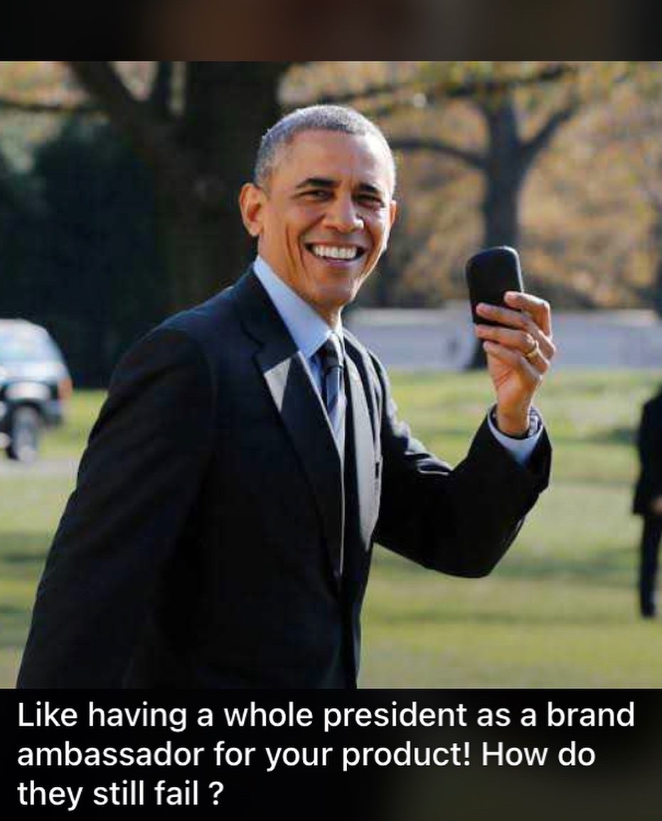 Awelanrewaju's tweet photo. Dear Marketers

Why did blackberry die ?

They had all the celebrities Kim Kardashian Beyoncé using their device, even a sitting President Obama were actively running commercials and were a prestigious brand  

So what killed them ?

#Blackberry #marketers #growth #coding # https://t.co/gE0WyEGmVD