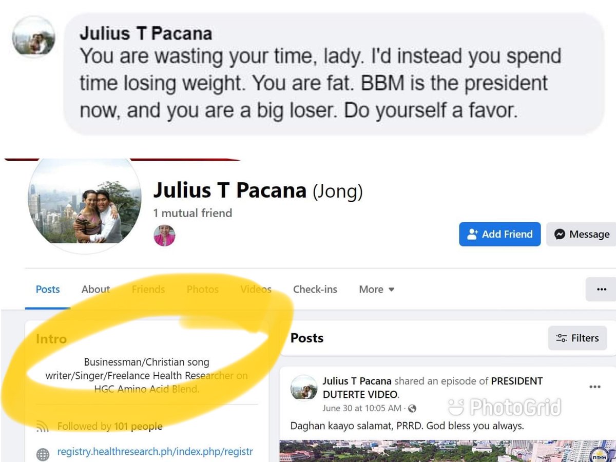 mightymagulang's tweet photo. Hello @JuliusPacana. Thank you for visiting my page. Your comment was obviously inspired by your gift as a professional Christian songwriter. 1/2 https://t.co/XkGxUhoyFv