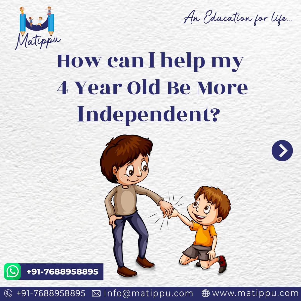 Matippu_'s tweet photo. The most valuable gift you can give to your child is to make them more independent.
𝐁𝐮𝐭 𝐡𝐨𝐰 𝐝𝐨 𝐲𝐨𝐮 𝐭𝐞𝐚𝐜𝐡 𝐢𝐧𝐝𝐞𝐩𝐞𝐧𝐝𝐞𝐧𝐜𝐞?
Here are some tips
#eLearning #onlinelearning #betterfuture #education #edutwitter #matippu #publicspeaking #holisticeducation #kids https://t.co/QHEvj0lfbz