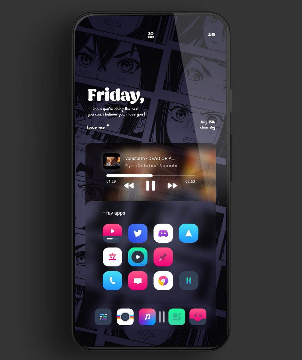 F0RDB0Y's tweet photo. KLWP @senoaena
Gruvy Icons @izzldsgn31 
Wallpaper WaifuPX
Substratum Terpsichora @SatySatsZB @envy_
Template david_teboul

#android #novalauncher #homescreen #kwlp #samsung #kustom https://t.co/neeAB7SKj1 https://t.co/pAUxboHy7C
