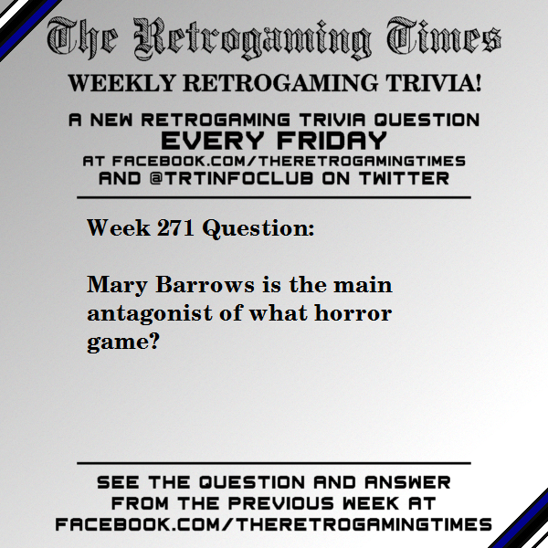 TRTinfoclub's tweet photo. Weekly #Retrogaming #Trivia! Week 271 - https://t.co/fD2BvEjkEz - Submit a trivia question: trt@classicplastic.net - Read the latest issue: https://t.co/jdezGiTAqO #TheRetrogamingTimes #WeeklyRetrogamingTrivia https://t.co/xcefVk5LkB
