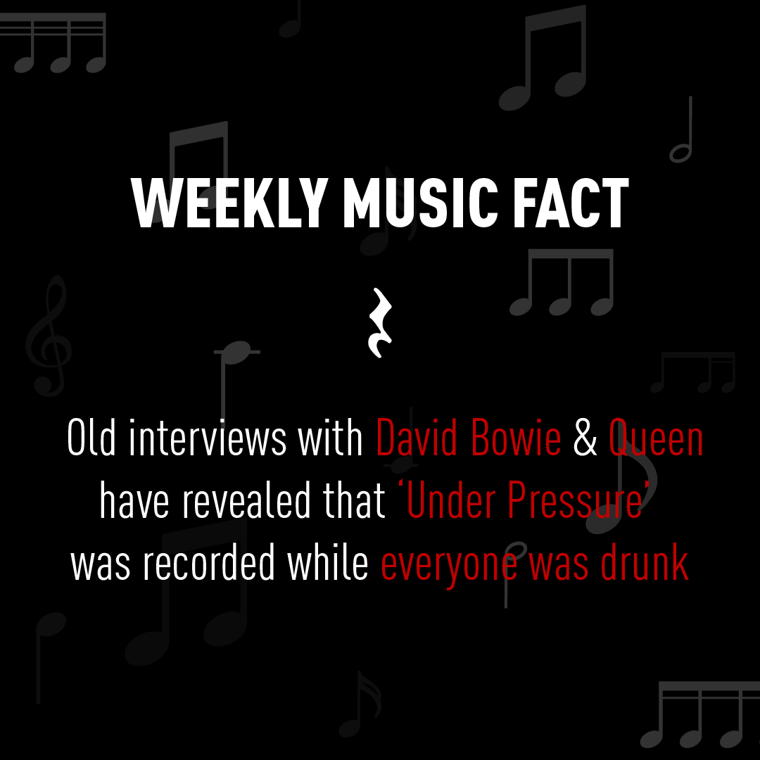 keymusicbe's tweet photo. WEEKLY MUSIC FACT ⚡ 

Queen &amp; David Bowie hebben een van de meest legendarische nummers geschreven en opgenomen terwijl iedereen dronken was! 🍻

#inspiredbykeymusic #weeklymusicfact https://t.co/oVzKNfei7M