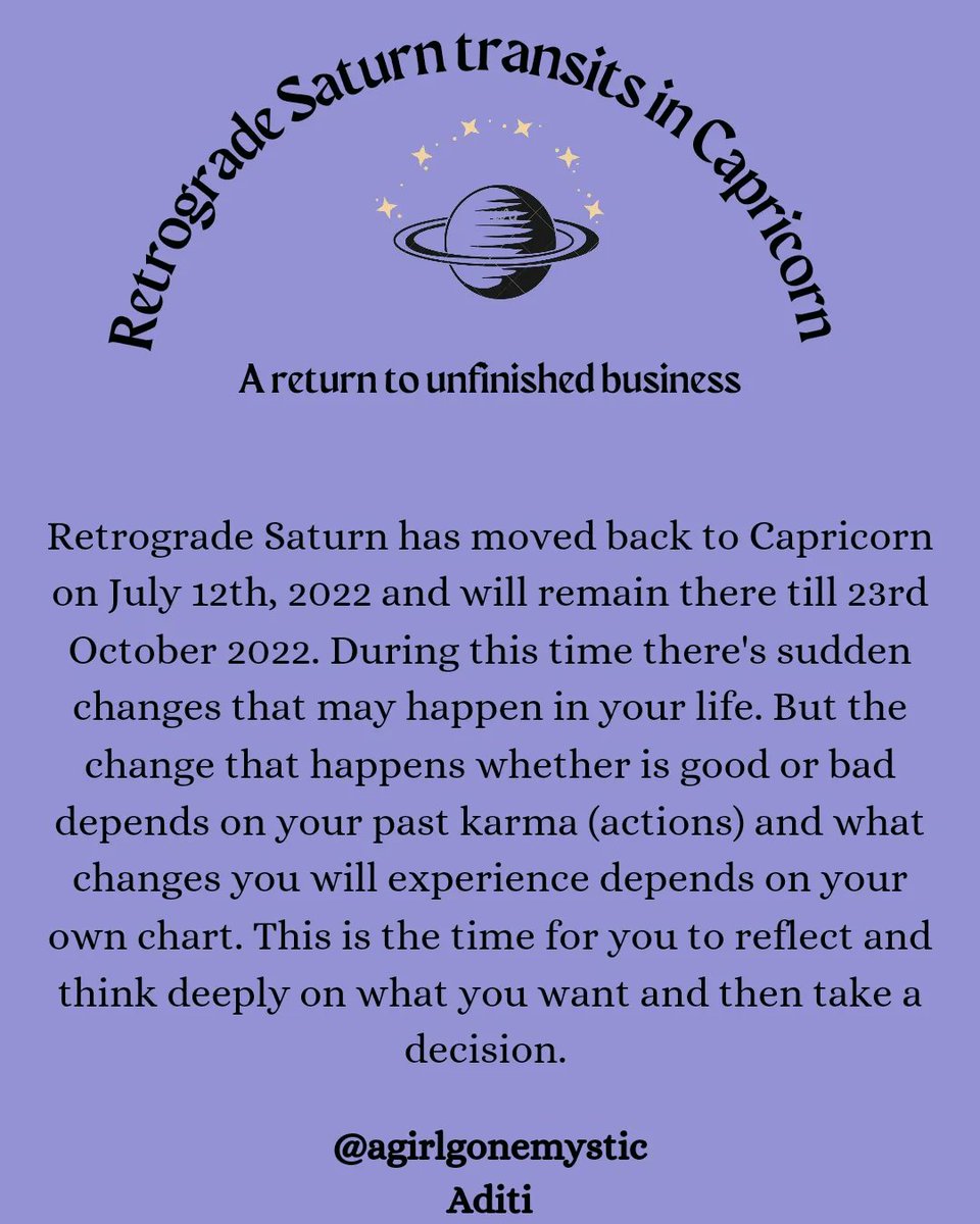 agirlgonemystic's tweet image. Saturn has moved back to a destructive position yet again. #Cosmicverse #cosmicupdate #ASTRO #astrology #Saturn #retrograde #saturdayvar #Trending #Positivus #_WORLD