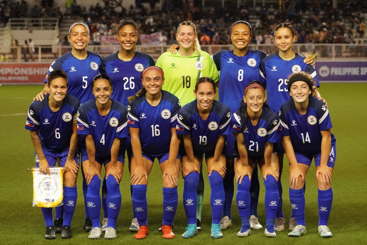 philfootball's tweet photo. 𝐋𝐚𝐬𝐭 𝐧𝐢𝐠𝐡𝐭 𝐰𝐚𝐬 𝐦𝐚𝐠𝐢𝐜𝐚𝐥.

The @PilipinasWNFT clinched a spot to the #AFFWomens2022 final after a 4-0 win over defending champions Vietnam.

Thailand await them in the final tomorrow night at 7:30 PM.

#LabanFilipinas #ParaSaBayan #WinTheMoment #RisingTogether https://t.co/JxQNwyNYHC