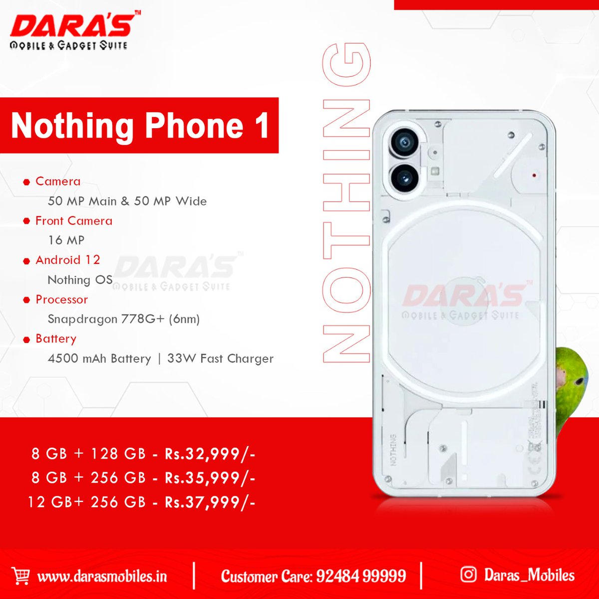 gupta9989's tweet photo. Nothing Phone 1 Specifications
Daras Mobiles is the one stop solution for all your mobile needs!!
Call Now : 92484 99999
Shop Online : https://t.co/SjMx3a3zYX
.
.
.
.
.
#daras #darasmobiles #nothing #nothingphone #nothingphone1 #nothingmobile #nothingmobilespecifications https://t.co/7W4tR3x0Gp