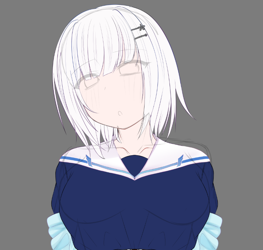 lz様WIP
初めて描くけどめっちゃ難しいね 