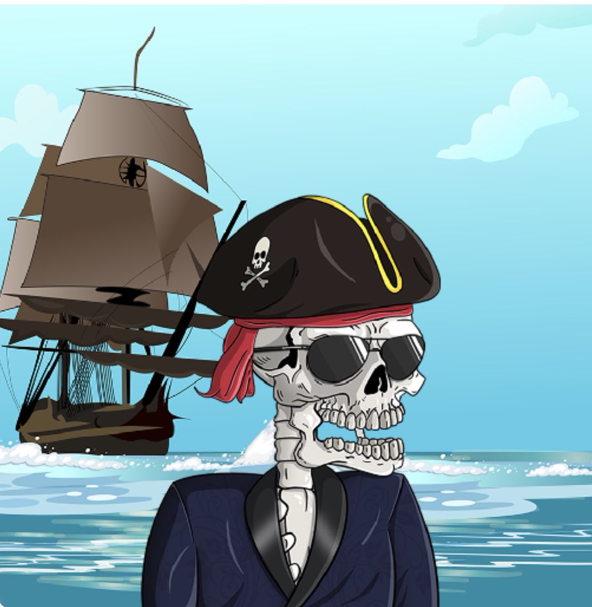 So @Mr_Degen89 has been working hard on @skellywagsnft with <a href="/crypdoh/"></a> and @PreRippz and I’m so excited to have my first NFT be this absolute GEM! Excited for what’s to come! Join us tomorrow on spaces! Follow for updates.