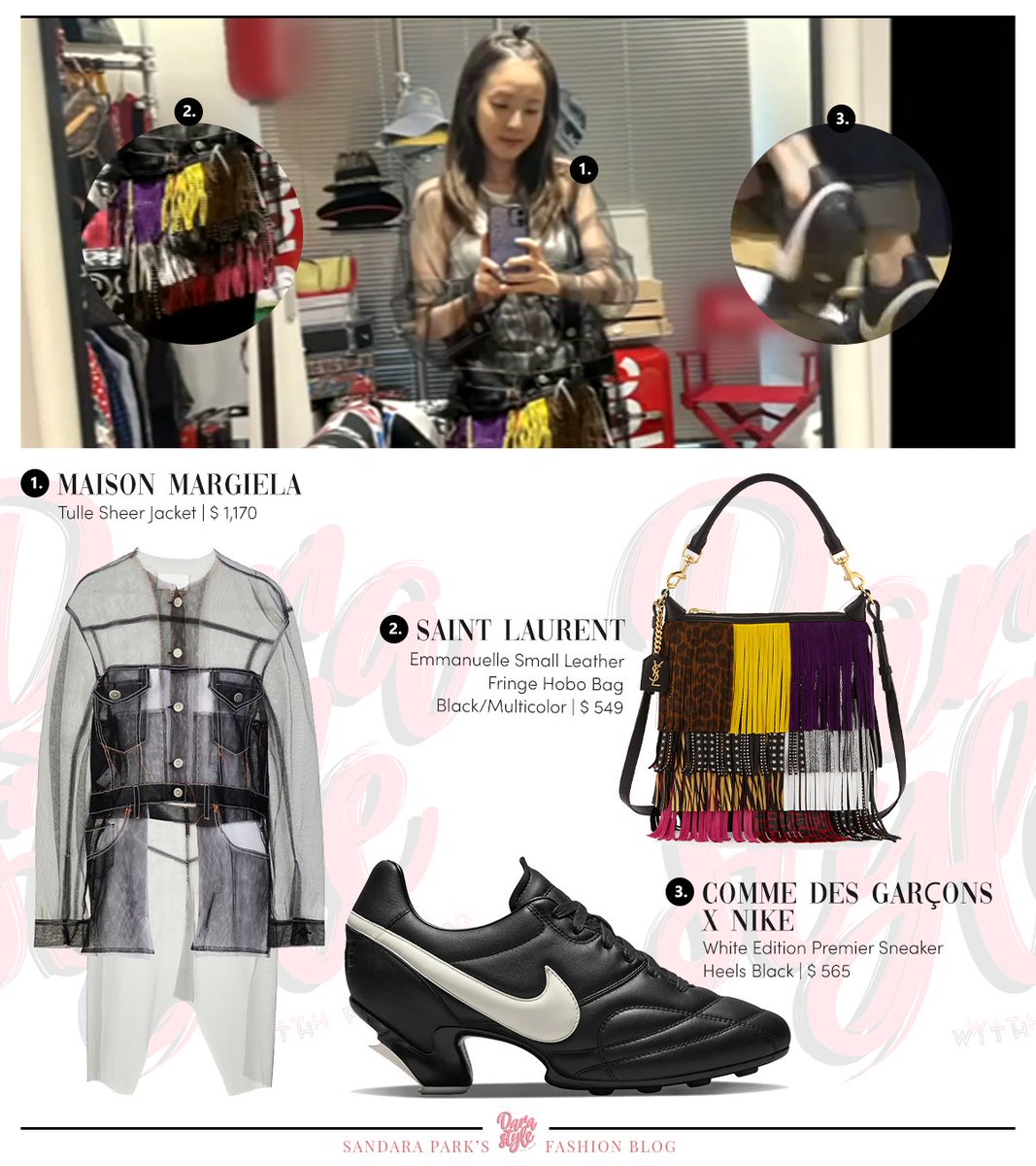 DaraStyle_'s tweet photo. [Spotted] 220715 #DARA at MBC 'I Live Alone' EP.454, Kitchen items:

#ARCADE1UP X #SUPREME Arcade
#LOVLOV Robe
#SLEEPYJONES Pajama
#MAISONMARGIELA Jacket
#YSL Bag
#COMMEDESGARÇONS X #NIKE Sneaker
#MARINESERRE Tank Top
#CELINE Hat
#MIUMIU Loafers
-
#SandaraPark #산다라박 #다라 https://t.co/WPsd5E3okK