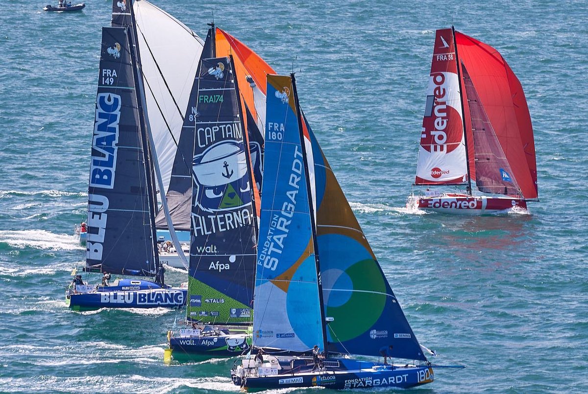 TeamEdenred's tweet photo. Le Class40 et le Figaro @Edenred sur le Prologue de la @DrheamCup à Cherbourg.

Rendez-vous demain à 14h pour le départ !

📷 Thierry Martinez - Drheam Cup

#edenred #basilebourgnon #manuleroch #dreamteam https://t.co/bHiCkq7QJP