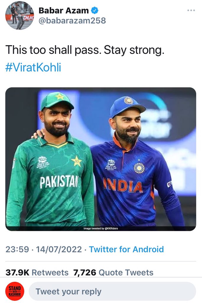 Fast_Bowler13's tweet image. یہ سُر ملاتے ھئیں جب تم ادھر نھیں آتے

نظر میں رھتے ھو جب تم نظر نھیں آتے

We can Live as a Good Neighbourhood Country,
India Army Go Backs from Kashmir to their Barracks @BBCWorld @cnni @ndtv @WorldPTV @euronews 

#Freekashmir  #peaceinsouthasia  #yaseenmalik #syedalishahgilani