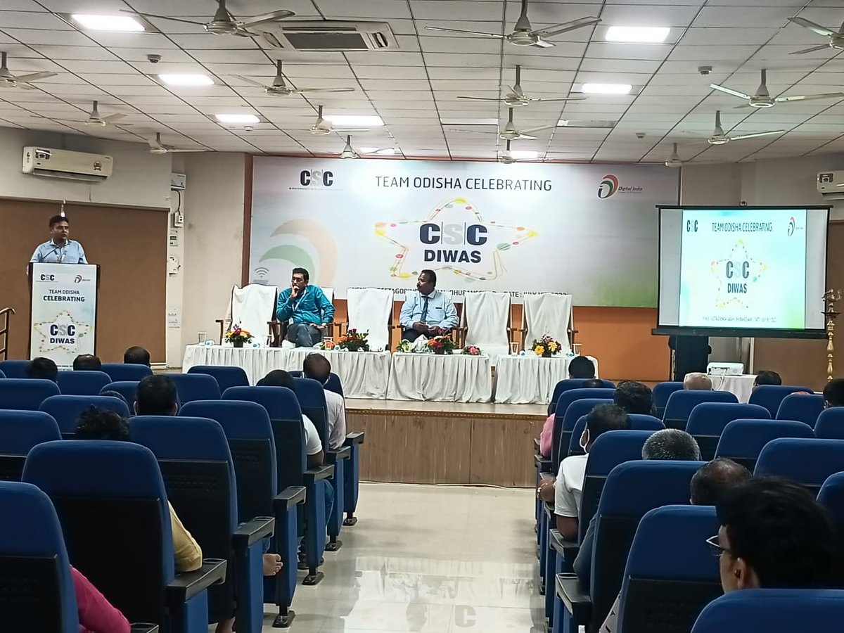 OdishaSpv's tweet photo. CSC SPV Odisha celebrate CSC Diwas at Gita Gobind sadan, Bhubaneswar.Odisha.

#CSCDiwas2022 

@CSCegov_ @dintya15 @ceo_csc @SwornaprabhaSi1 https://t.co/xFxoS7X478