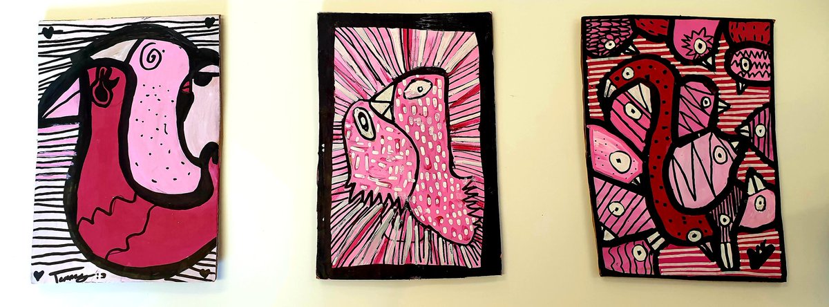 AardvarkPink's tweet image. YR 6 #stpaulshyde artwork with #fabriclenny Love it!!