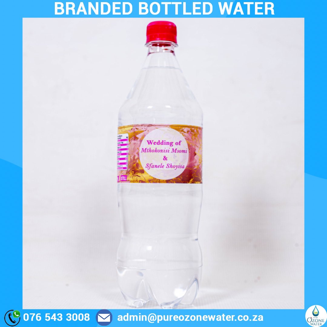OzoneWater_rsa's tweet photo. 1L branded bottled water for wedding 💒 💍 #ToNewBeggings ❤️⁣

https://t.co/5W5hp9mcCB

—— ⁣
⁣
#umembeso #brandedwater #umcimbi #waterlabel #durban #pietermaritzburg #decor #wedding #cityofchoice #durbandecor https://t.co/T1G8nlAl5o