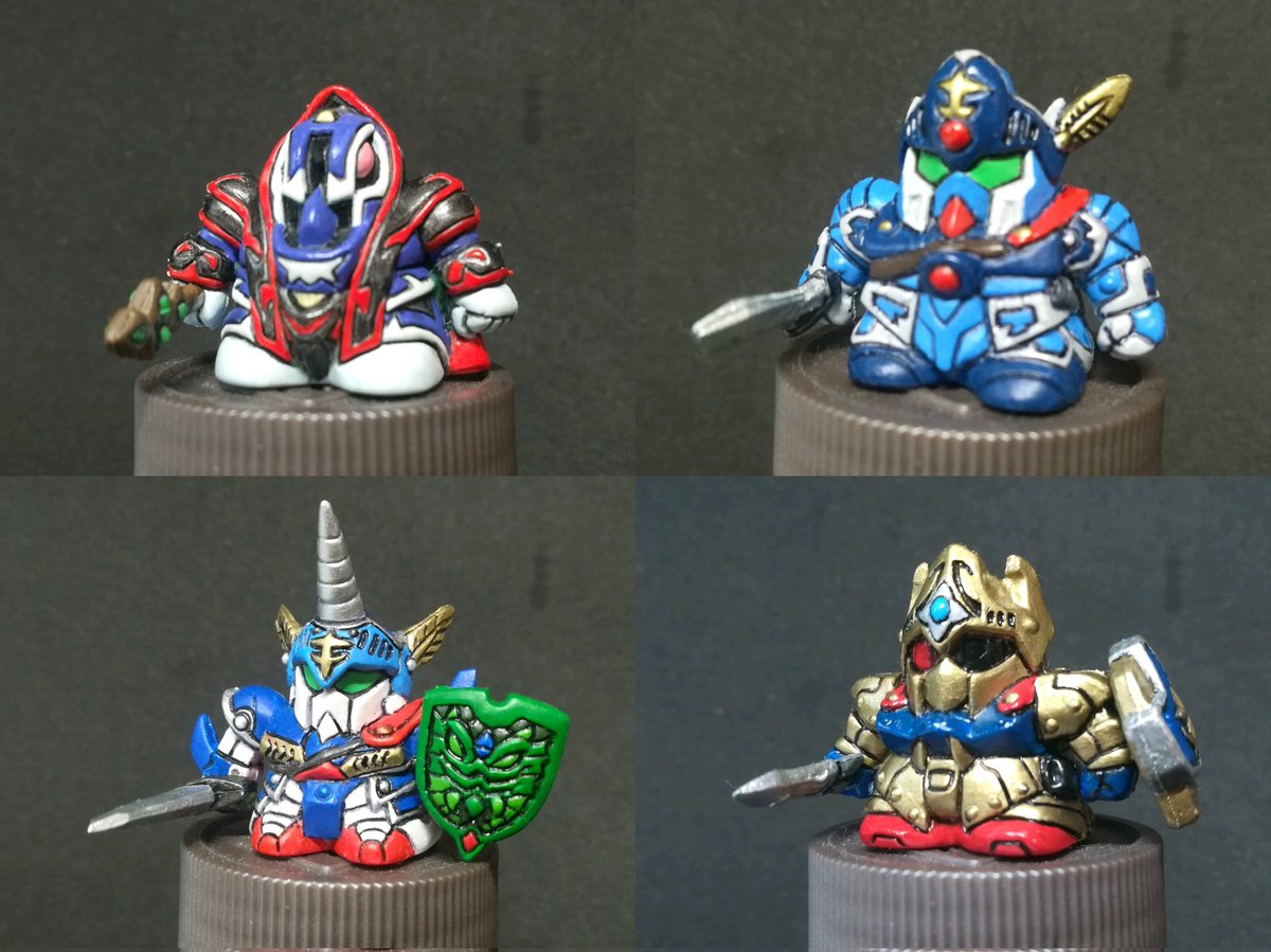 だいぶ以前に塗装したガン消しが出てきた。世代の人にはグサグサ刺さる