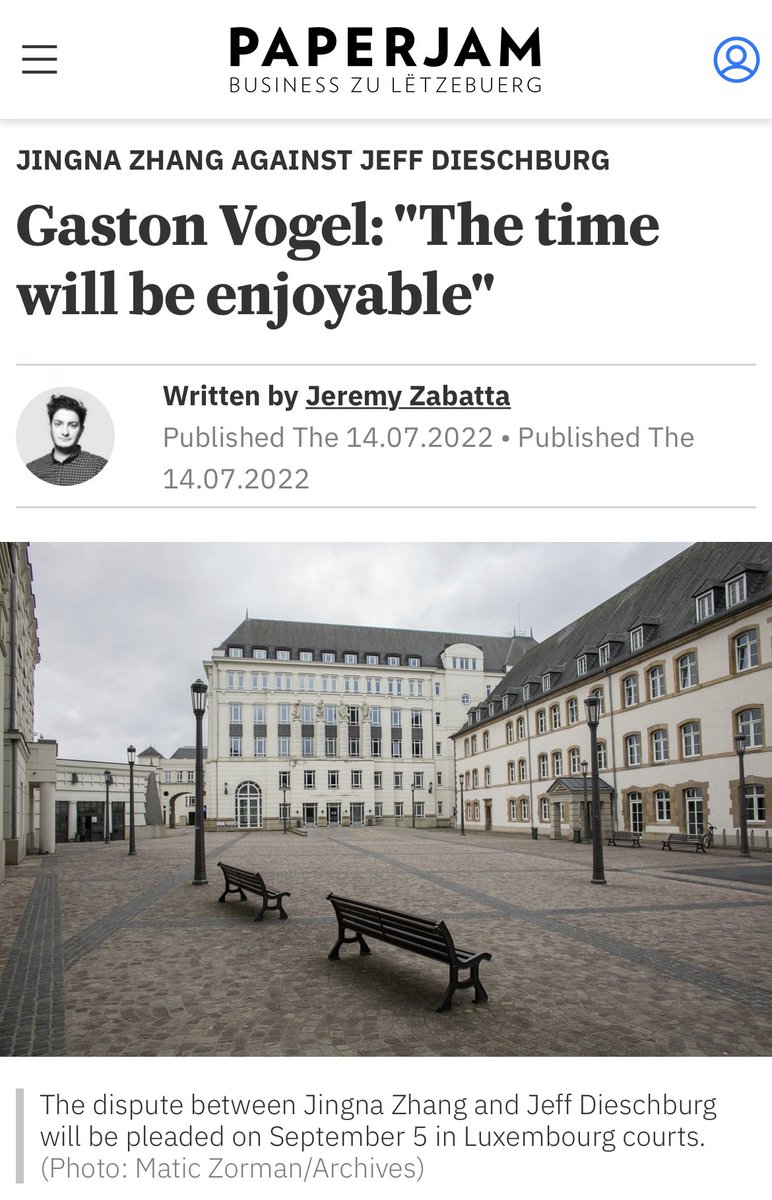 zemotion's tweet image. A lot has happened, but I believe in the legal system in Luxembourg and trust that the protection of intellectual property rights will be respected.

paperjam.lu/article/gaston… English via google translate