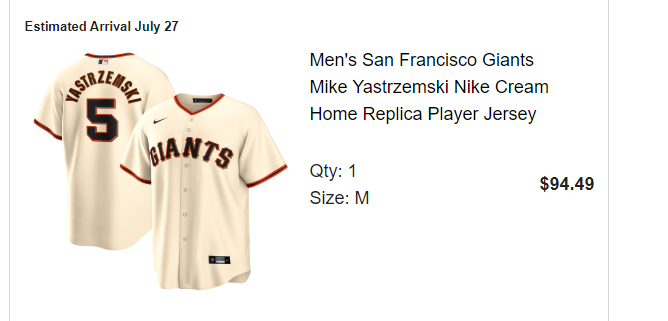 AcEz_ET's tweet photo. A long overdue purchase of a jersey of my favorite MLB player, Mike Yastrzemski. @mikeyaz18 https://t.co/8g6M2uA0R9
