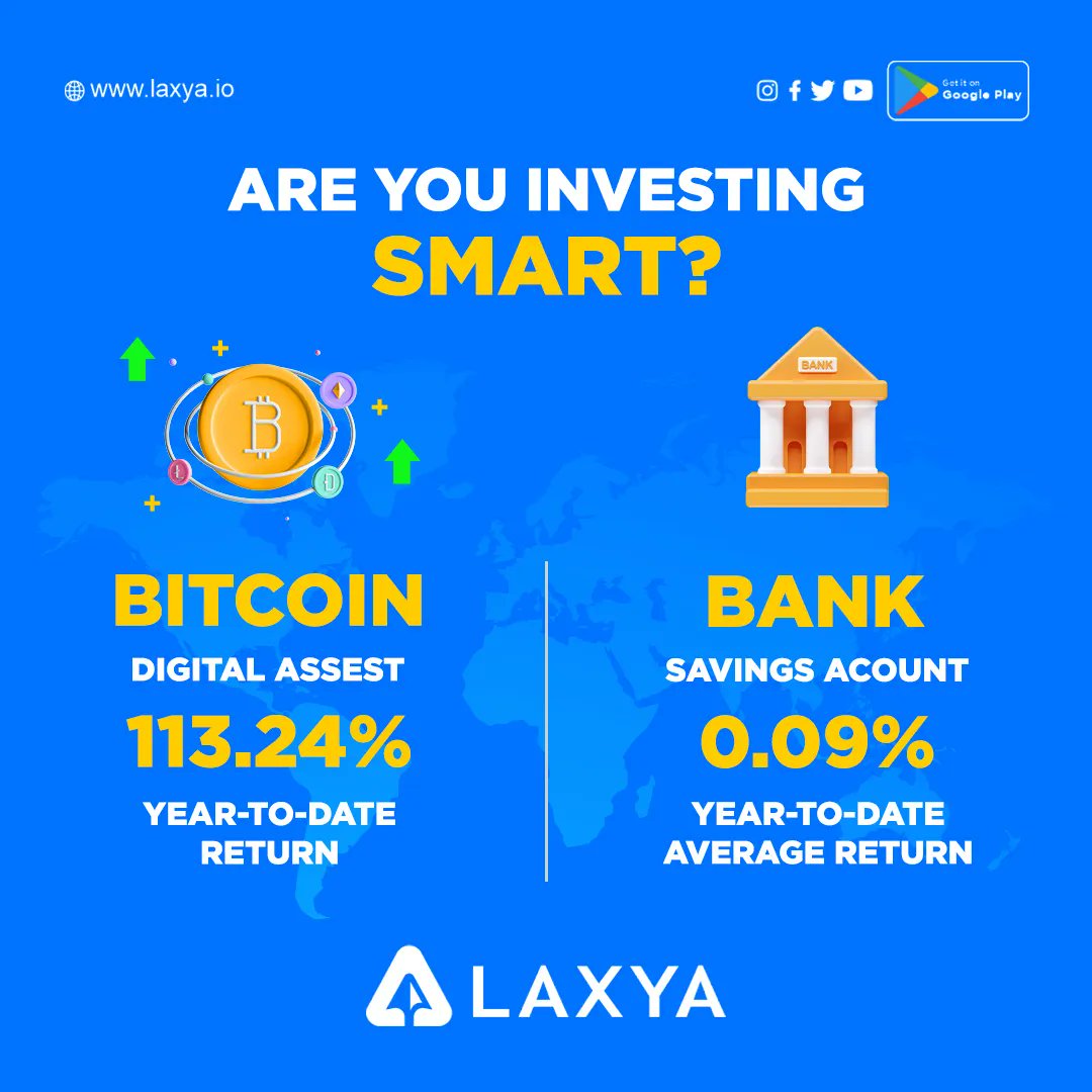 Laxya_io's tweet photo. Start investing smartly. Only keep the money you spend in your bank. Invest the rest because #Bitcoin is always a better option for investing.⁠

Download the APP now: https://t.co/IWkK1P37NT
Visit Our Website: https://t.co/re893wLtVJ

#CryptoNews #cryptotrading #bitcoinprice https://t.co/oqEmXFo9te