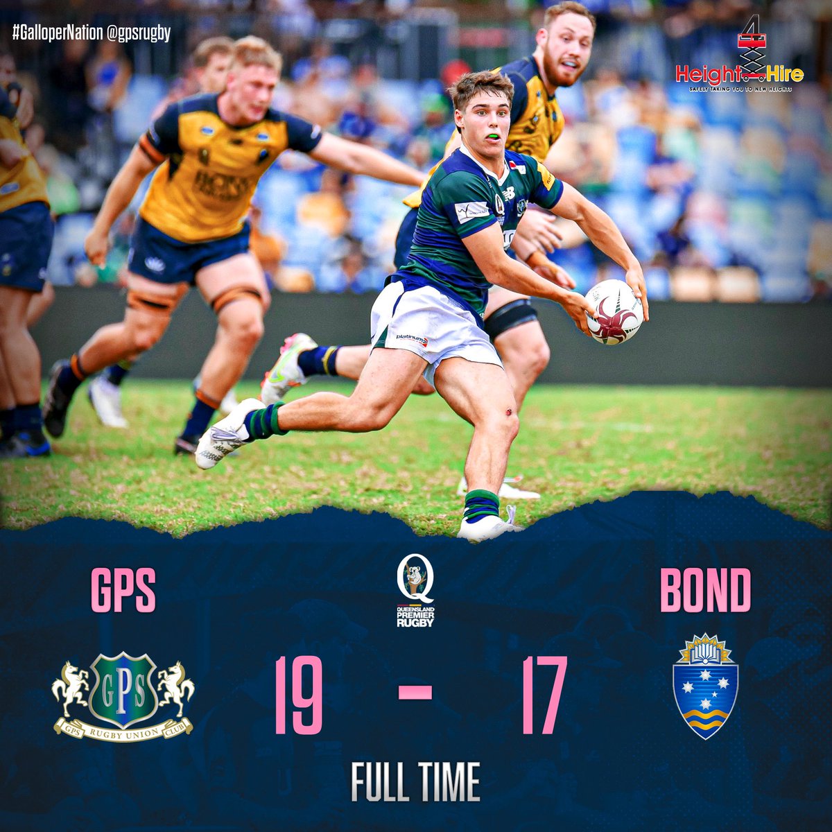 We win a tough battle against Bond. Great to get a win on Ladies Day! 

Try scorers: Tuaina Tualima, Emosi Tuqiri, Floyd Aubrey