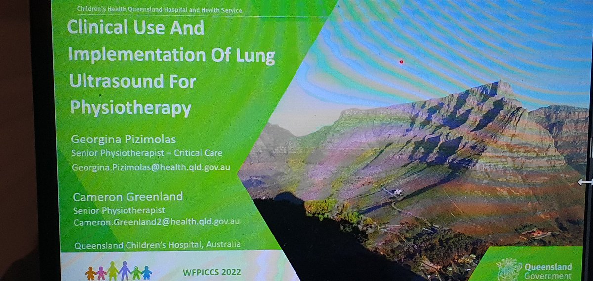 It was an early start in the UK but well worth it to hear <a href="/GPiziPhysi/">Georgie Pizimolas</a> and Cameron Greenland giving a great presentation about LUS and Physiotherapy! #WFPICCS22