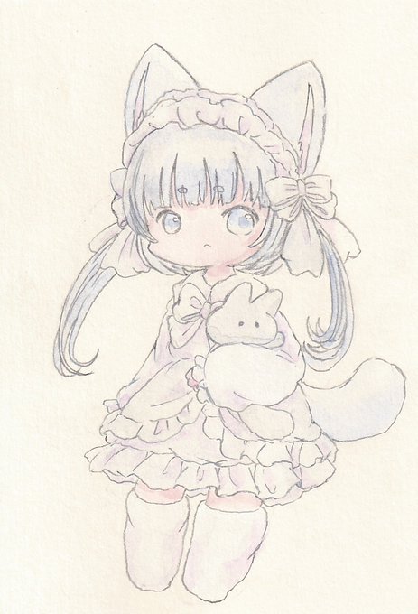猫のtwitterイラスト作品