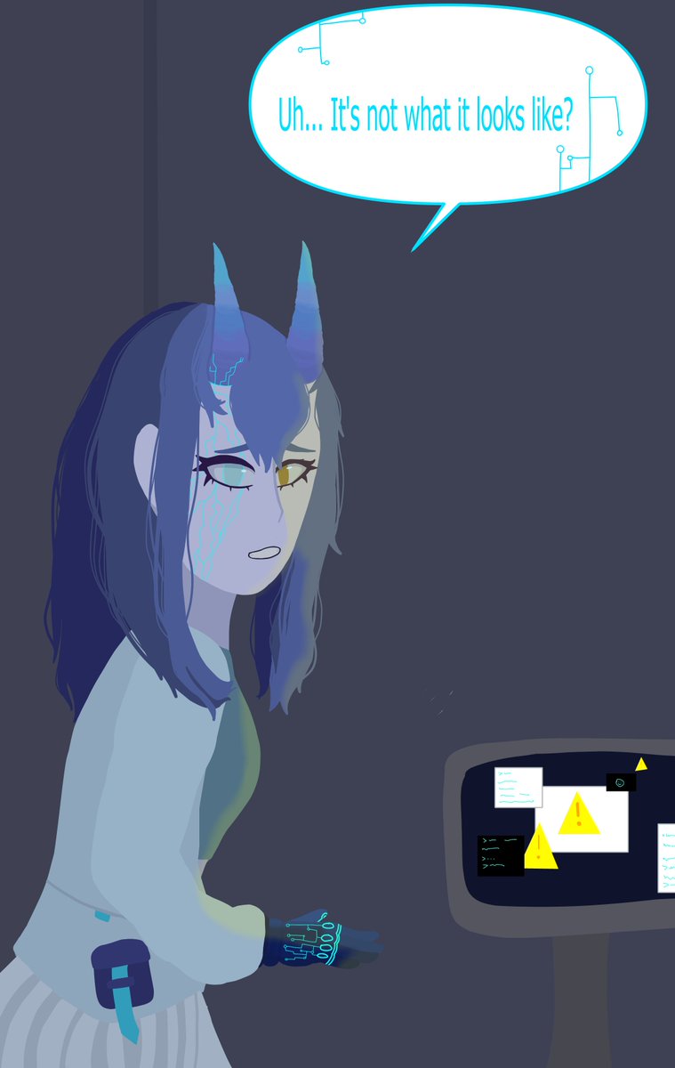 strawbebbibabe's tweet photo. Caught.... Blue Handed? // Attack for @Spoons_Does_Art <3333 https://t.co/7u3FRSAPCp