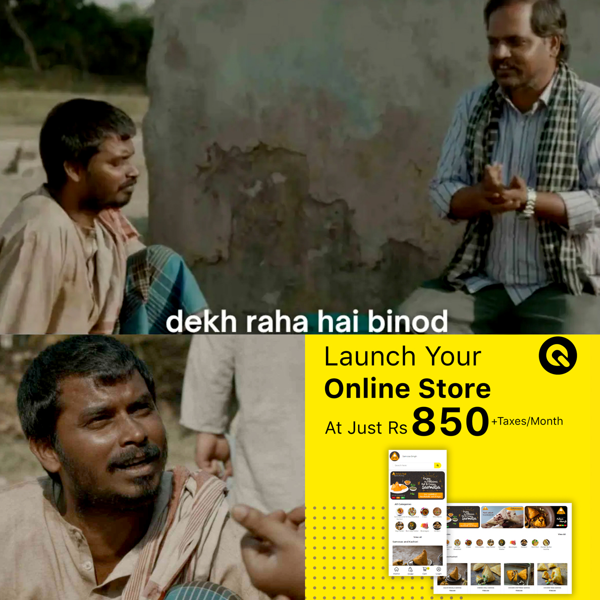 qpeapp's tweet photo. Dekh Raha Hai Binod..😃😃
Now anyone can Launch Online Store in Rs 850+ Taxes/Month.
Take your business online & grow your sales. Download the QPe app today & create your store in 20 seconds.
#QPe #dekhrahahaibinod #launchonlinestore #ecommerce #growbusiness #growbusinessonline https://t.co/Prb1Gr0c7o