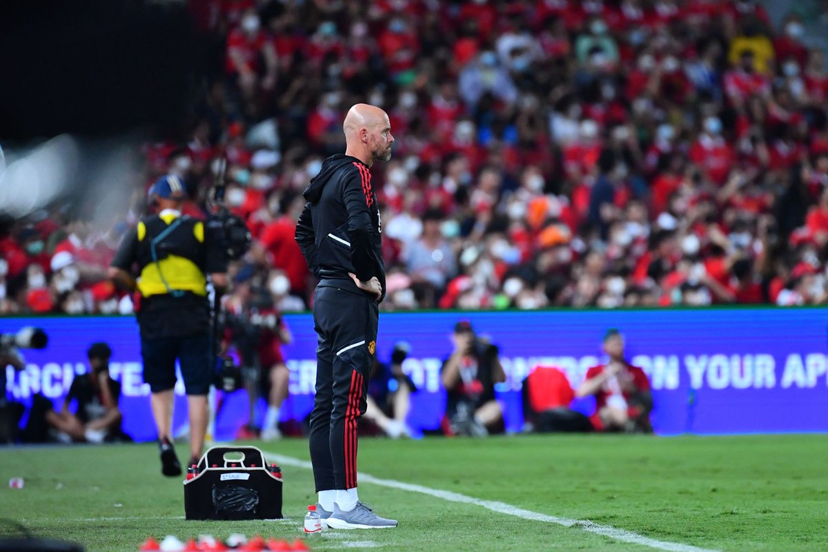 SportFinale's tweet photo. 2 games. 2 wins. 9 goals. 1 conceded. 1 trophy

Ten Hag coming for the premier league 🤔 https://t.co/1gGcHj2Ial