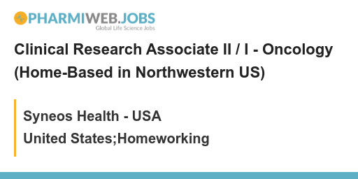 PharmaNewsUS's tweet photo. Clinical Research Associate II / I - Oncology (Home-Based in Northwestern US)
https://t.co/VMg8HJw8zJ
- United States;Homeworking
- Competitive
- Syneos Health - USA
#USPharma #USLifeScience #USBiotech #USClinicalResearch #PharmiWebUS https://t.co/q7r3HA0vHP