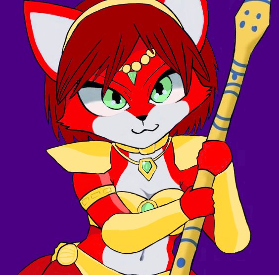 Xarkaeus's tweet photo. My new art for Kazy dragon. Soft and cute Princess! I made her fox form too! https://t.co/HIQnAAb8G2
