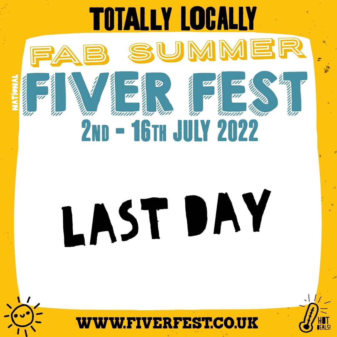 Today is your last chance to grab a deal for a fiver from your favourite independent retailer!