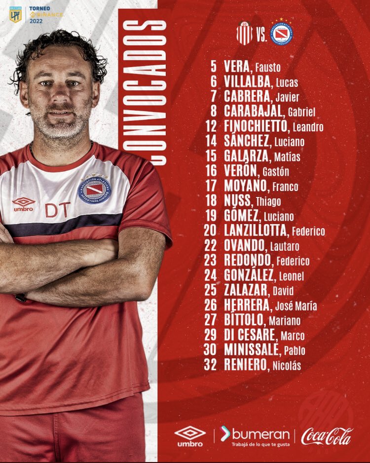 #AAAJ ⚽️ARGENTINOS'UN MAÇI VAR!!! 

🏆 <a href="/LigaAFA_Eng/">Liga Profesional Eng</a> 8. Hafta maçı
🆚 Barracas Central
🏟️ Islas Malvinas Stadı
⏱️ 19.00
⚖️ Germán Delfino
📺 Türkiye yayını yok
#️⃣ #VamosBicho