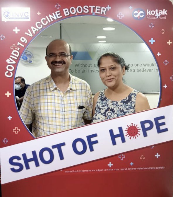 Health2WealthPM's tweet photo. Done with COVID-19 Booster Dose!
Thanks to @KotakMF @NileshShah68 @Manish28Mehta for the initiative👍👍

Stay #healthy Be #wealthy !

Regards, @Health2WealthPM https://t.co/YO9EO8PGFl