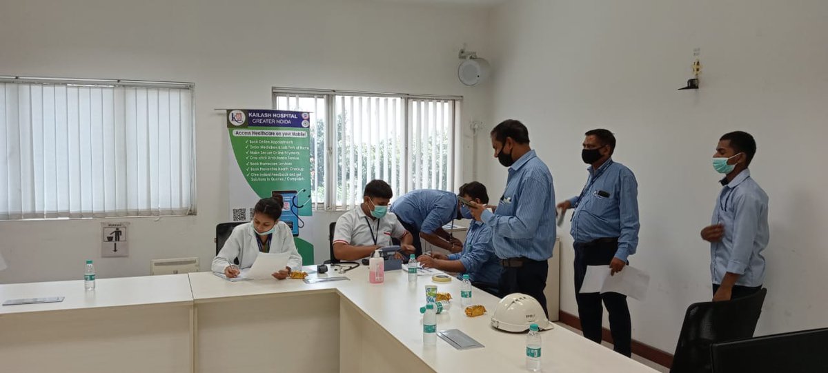 KailashHealth's tweet photo. Kailash Hospital Greater Noida organized a Health Checkup Camp at the #IndiaSteelSummit, Greater Noida. All the members benefitted from the Blood Pressure, Blood Sugar Monitoring, Physician & Diet consultation provided during the camp.
#Healthcheckup #HealthCamp #healthcare https://t.co/dumStqhfXp