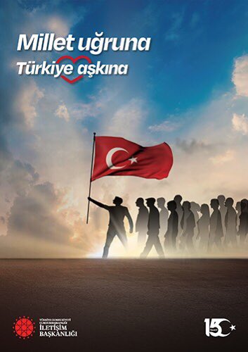 Şanlı tarihini yazmaya devam eden milletimizin 15 Temmuz Demokrasi ve Millî Birlik Günü kutlu olsun.#TürkiyeAşkına