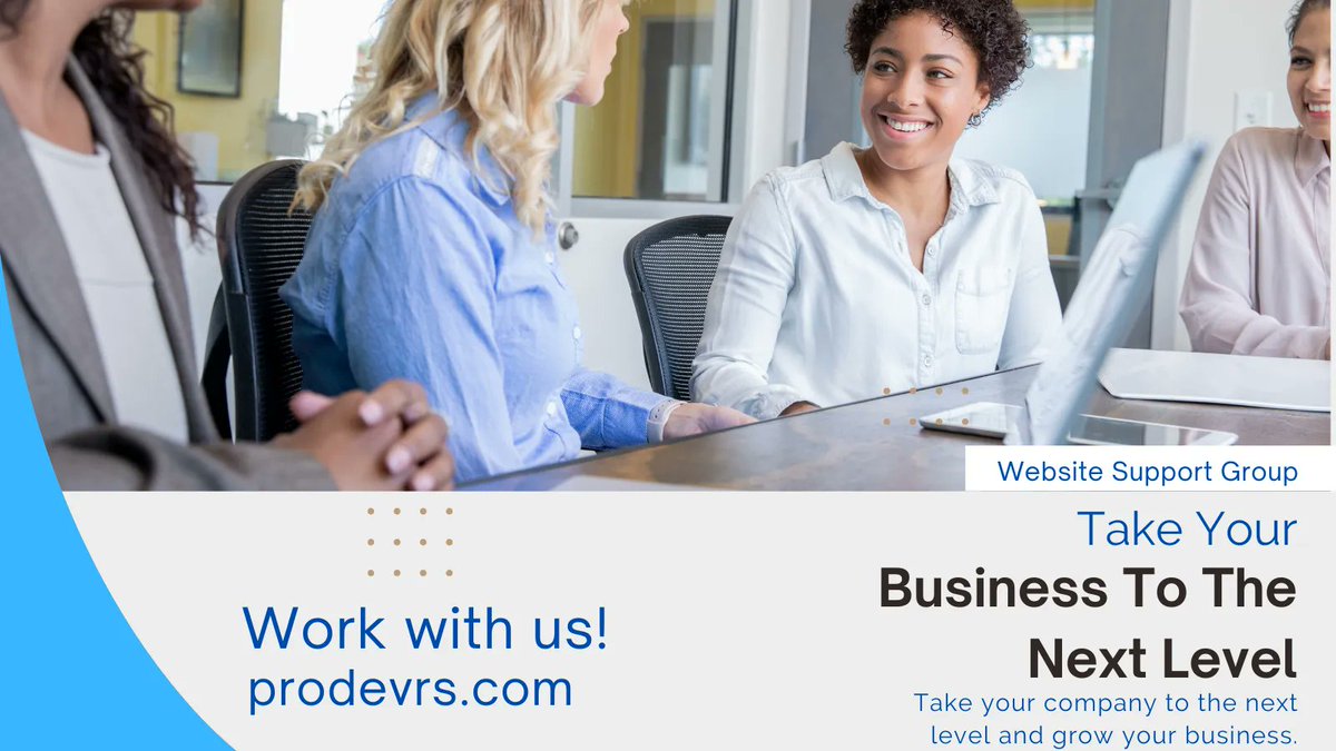 prodevrs's tweet image. Take your business to the next level. Partner with Prodevrs to get your website created. We are accepting new clients now. To get in contact, go to buff.ly/3zaNCFf and fill out a contact form today. #webdesign #website #business