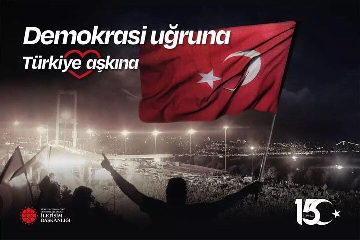 #TurkiyeAskına #BayrakUğruna #DemokrasiUğruna
