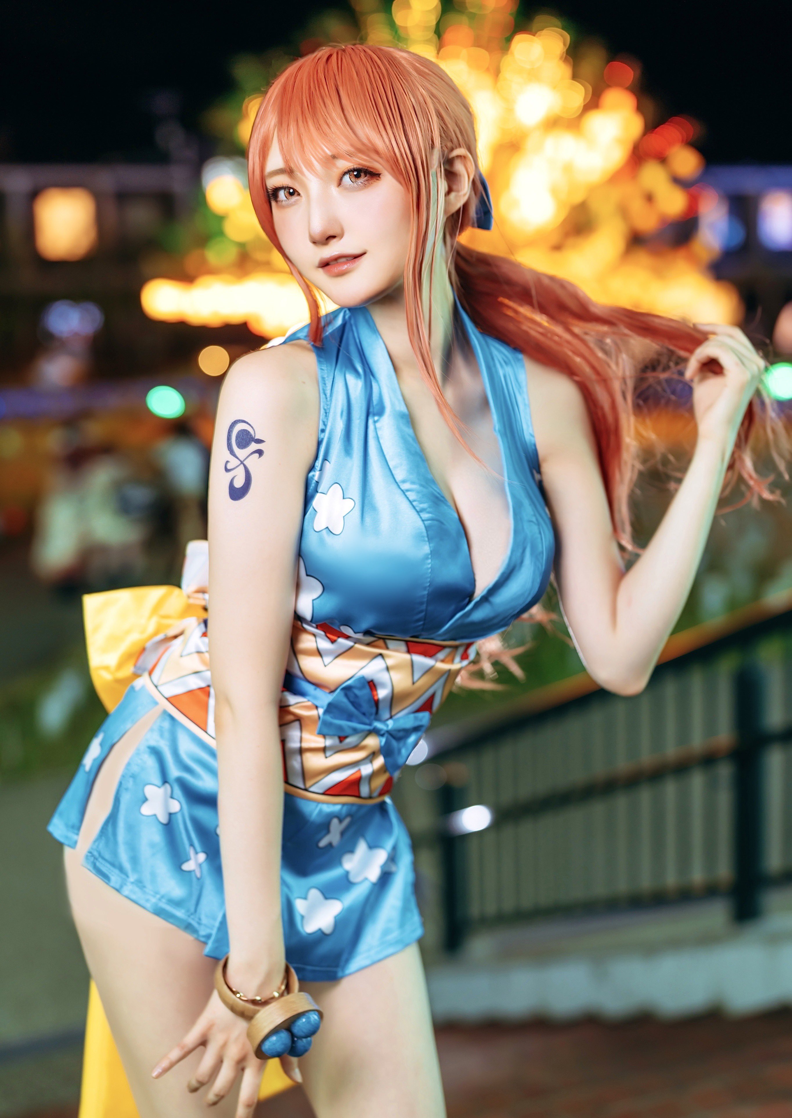 Cosplay Hot Nami One Piece Wano Country
