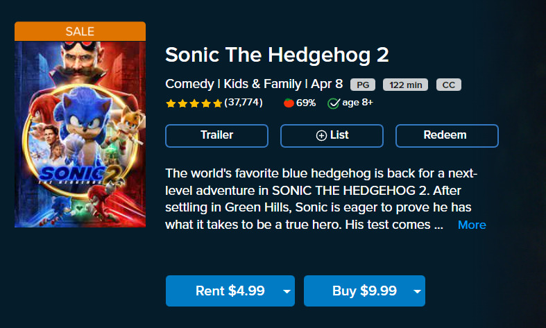Sonic The Hedgehog 2
Top 10 movie of the year
Top 10 movie on demand

Buy it now in VUDU
Home Entertainment on August
Streaming on Paramount Plus

#SonicMovie2 https://t.co/3ihSaI0hyJ