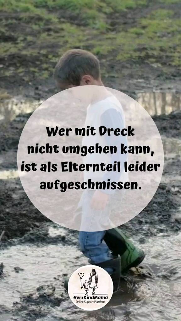 Leben mit Kindern kann dreckig werden, aber.. 

🤎 Wir dürfen lernen, dass der Dreck einfach dazu hehört.

🤎 Wo gehobelt wird, fallen Späne.

🤎 Ein sauberes Haus ist ein Zeichen vergeudeter Lebenszeit.

🤎 Man kann alles Waschen!

🤎 Wir dürfen uns … instagr.am/reel/CgED53yKb…