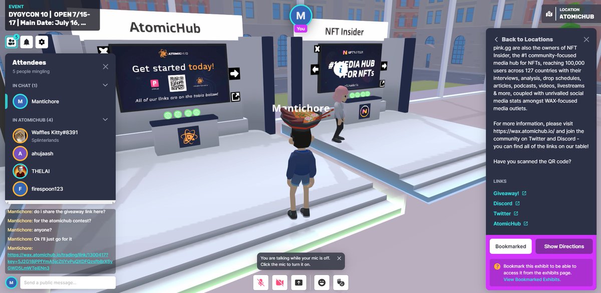 Mantichore_1's tweet image. Sharing an @AtomicHub #NFT Claim Link @dygycon 10. #AHD10 #FreeNFTS