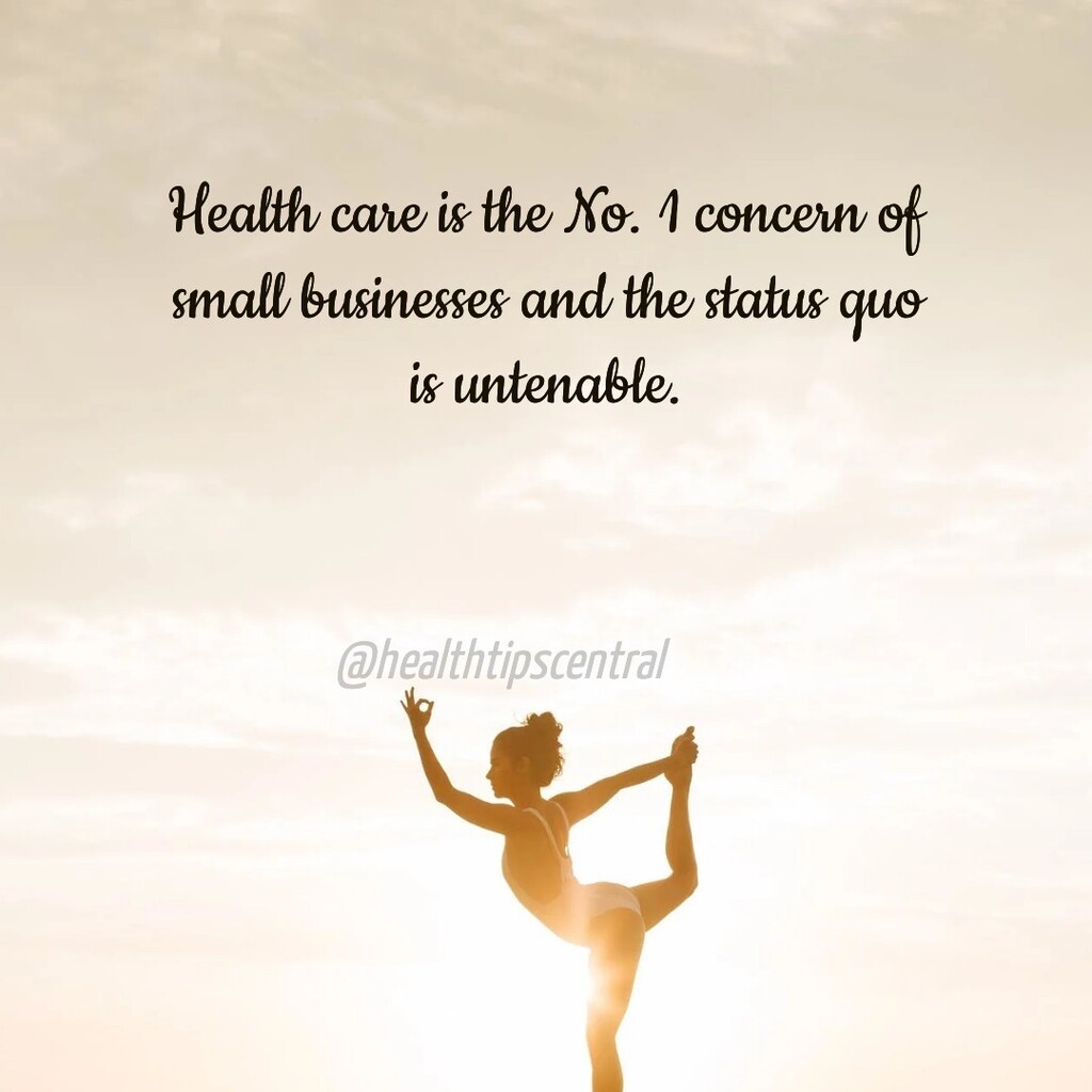 healthtipsfeed's tweet photo. Health care is the No. 1 concern of small businesses and the status quo is untenable.

#health #fitness #healthylifestyle #wellness #motivation #healthy #workout #love #gym #lifestyle #fit #fitnessmotivation #training #nutrition #life #instagood #exercise #bodybuilding #weig… https://t.co/8KvNSFZHuC