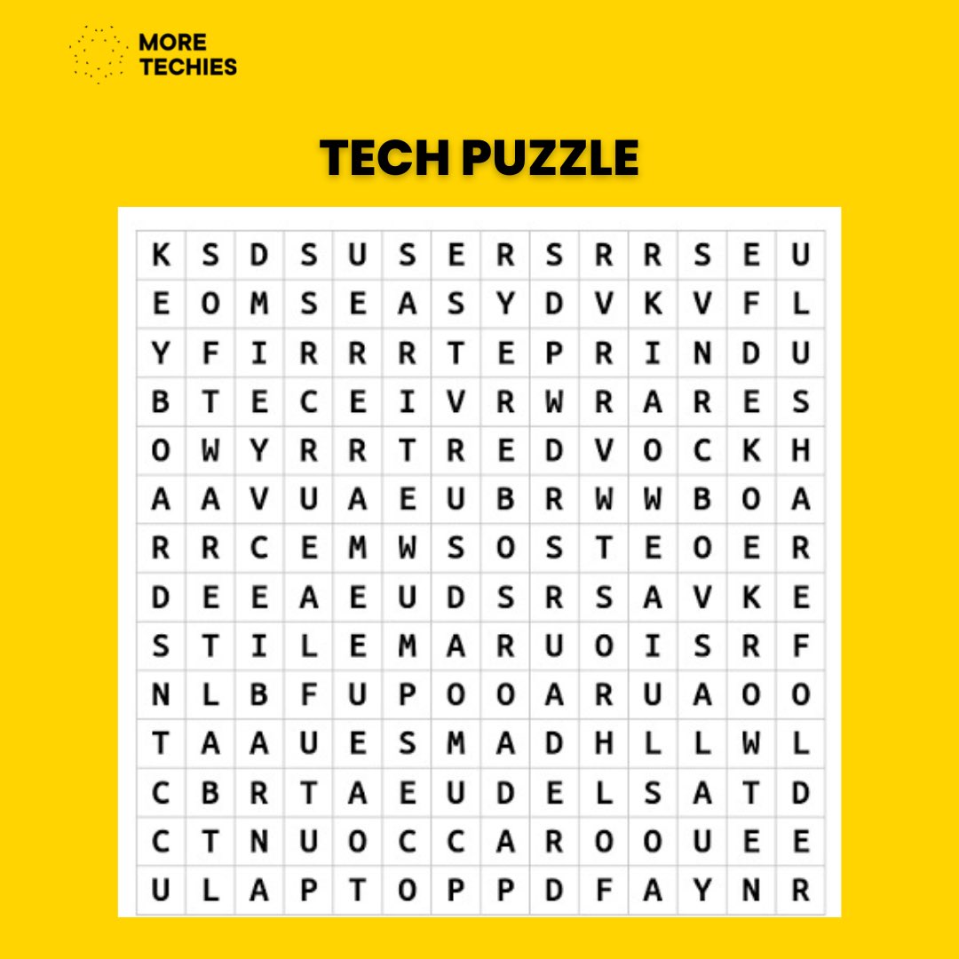 MoreTechies's tweet image. I see a laptop, what do you see?

#techtrivia #techpuzzle