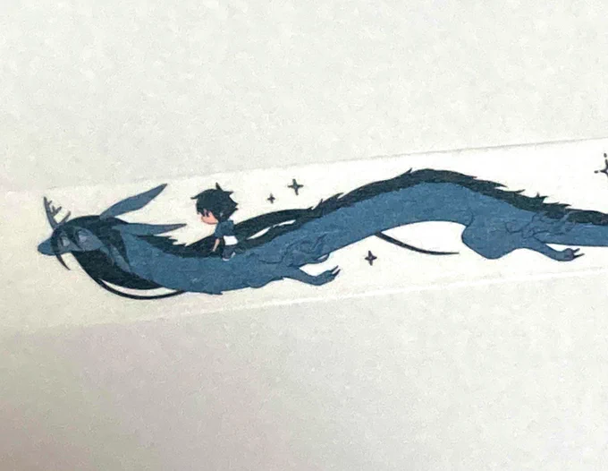 試作でお願いしていたマスキングテープが届きましたペタペタ貼れて楽しいです 