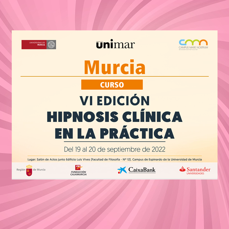 extensionumu's tweet photo. #Cursosdeverano #CursosUMU
VI Edición Hipnosis clínica en la práctica.
🔜19-20 sept. #Murcia
🔴https://t.co/8Qxd3p3gRn

#Hipnosis #Clínica #psicología #saludmental #aplicacionesclínicas #dolor #sugestión #sugestionabilidad #trance #hipnosisgrupal #técnicashipnóticas #medicina https://t.co/kTQaLTzRSR