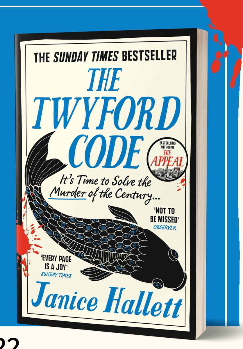 book_bint's tweet photo. Got me thinking about pauses.... semi colons in the wrong place whilst figuring out what happened to Smithy's teacher, &amp; who are the men in suits?

I've been gifted the new paperback #TheTwyfordCode @JaniceHallett to giveaway 
RT &amp; follow to enter
Closes 9am 18/07/22
(UK only) https://t.co/f4jnK9z1Ov