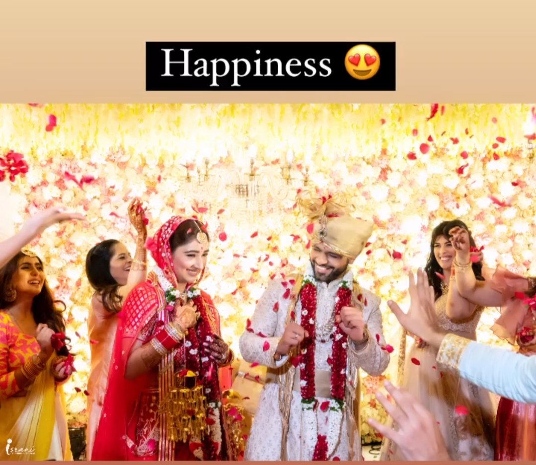 To my very happy and beautiful couple <a href="/rahulvaidya23/">RAHUL VAIDYA RKV</a> <a href="/disha11parmar/">Disha Parmar Vaidya</a> your happiness being married to each other is being the best thing of your life and our life too 😘 💗 🥺🧿🤗💫
HAPPY ANNIVERSARY DISHUL
#RahulVaidya #RKVians #DisHul
